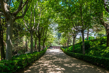 Santa Clotilde Gardens in Lloret de mar, Catalonia, Spain.