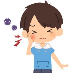 虫歯の子供