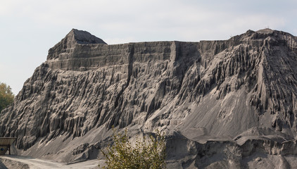 Dumping ground, stone mine in Poland