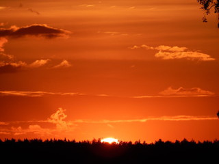 Fototapeta premium sunset in the mountains