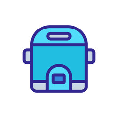 multicooker for food icon vector. multicooker for food sign. color symbol illustration