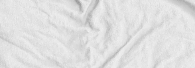 Deurstickers Cotton Shirt Texture Natural Ringspun Fabric Wallpaper © inhabitant_b