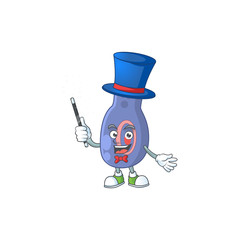Talented clostrisium botulinum Magician cartoon design style