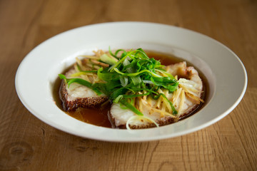 Asian chinese style steam fish
