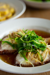 Asian chinese style steam fish