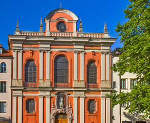 Fototapeta premium Burgersaal church in Munich, Germany