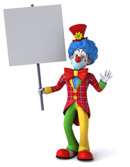 3D illustration of a cartoon character with a mask