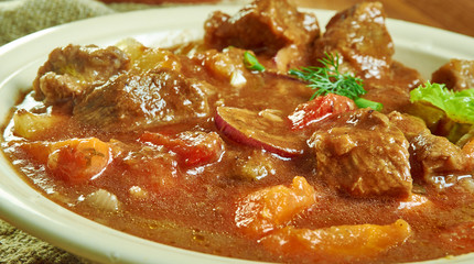 Railway lamb curry