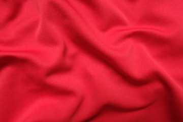 Fototapeta na wymiar red cotton background texture