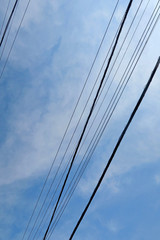 電線と空