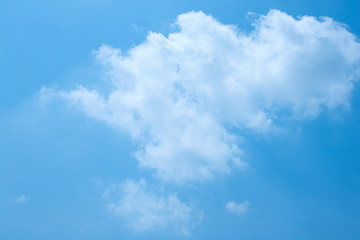 blue sky with white clouds background 