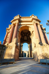 Obraz premium Greek style Palace of Fine Arts Public Park (City of San Francisco Park)