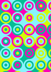 Colour Dots Universe art background design illustration