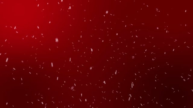 Animated snowflake festive seasonal background. Beautiful christmas falling snow. New year celebration footage. Winter animation in 4K. Shining and glowing holiday particle motion backdrop