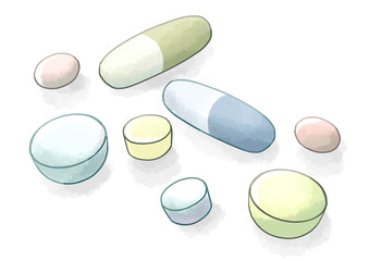 色々な薬のイラスト
