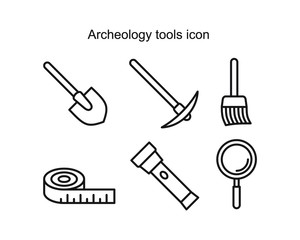 Archeology Tools symbol icon