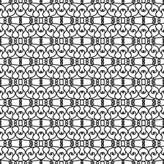 original seamless abstract pattern. black outline drawing by hand. ornate monochrome ornament. Doodle style. template, print.