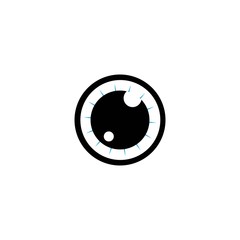 Eye care illustration Logo