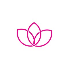 Obraz na płótnie Canvas Beauty Lotus flowers logo