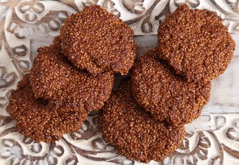 Amaranth cookies.