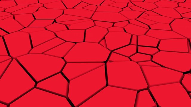 Computer generated cracked surface. 3D rendering an earthquake effect. Abstract background