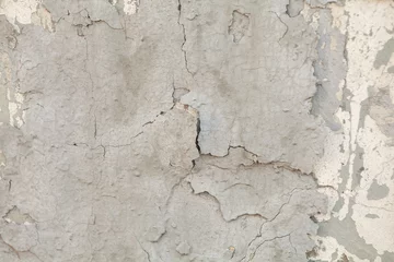 Papier Peint photo Vieux mur texturé sale fissure dans le plâtre fissure dans le plâtre vieux plâtre