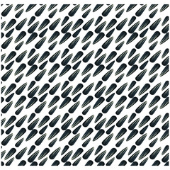 Seamless Sunflower seeds pattern, sunflower seeds icon, vector illustration