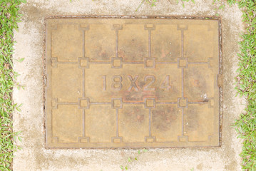 septic tank floor cover size 18x24