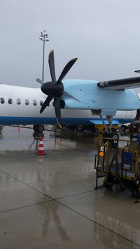 airplane in the airport