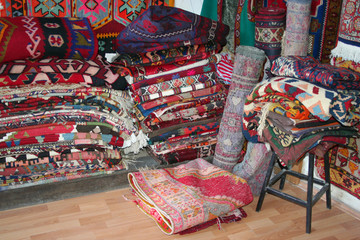 carpets at bazaar