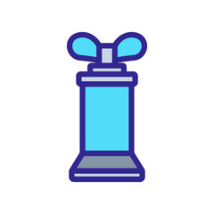 manual kitchen vegetable slicer icon vector. manual kitchen vegetable slicer sign. color symbol illustration