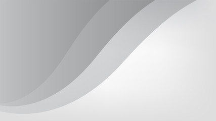 Abstract wavy gray color illustration. Dynamic motion web background with waves.