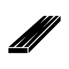 lumber - log - wood plank icon vector design template