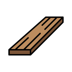 lumber - log - wood plank icon vector design template