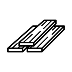 lumber - log - wood plank icon vector design template