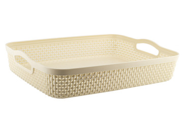 plastic rectangular basket for cosmetics