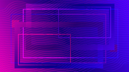 Wave lines with blend effect on fluid gradient, abstract background colorful liquid poster. Vector Illustration For Wallpaper, Banner, Background, Card, Book Illustration, landing page