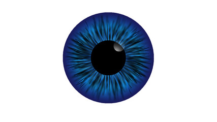 Blue eye - obrazy, fototapety, plakaty
