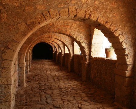 Archway In Arkadi Monastery