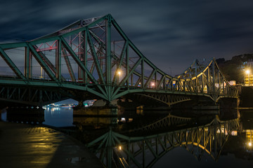 Obraz premium Old railway bridge in France