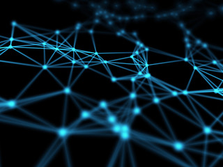 Technology modern dynamic plasma energy futuristic virtual technology background,  digitally generated image. 3D illustration
