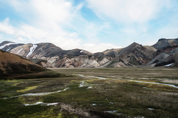 Icelandic mountains at Landmannalaugar