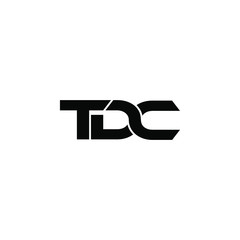 tdc letter original monogram logo design