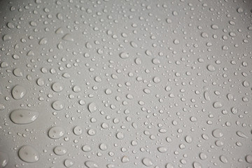 water drops close up