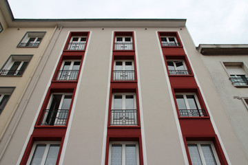 flats building in brest (brittany - france)