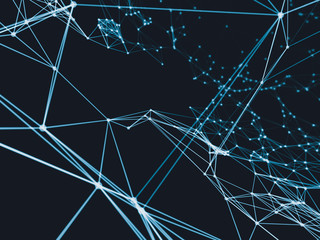 Technology modern dynamic plasma energy futuristic virtual technology background,  digitally generated image. 3D illustration
