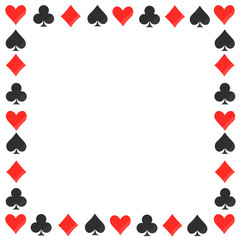 Card suit background. vector illustration