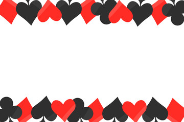 Card suit background. vector illustration