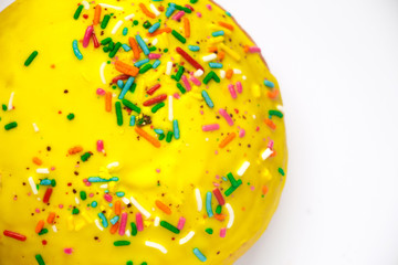 donut  on white backround 