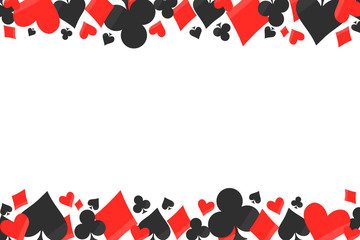 Card suit background. vector illustration